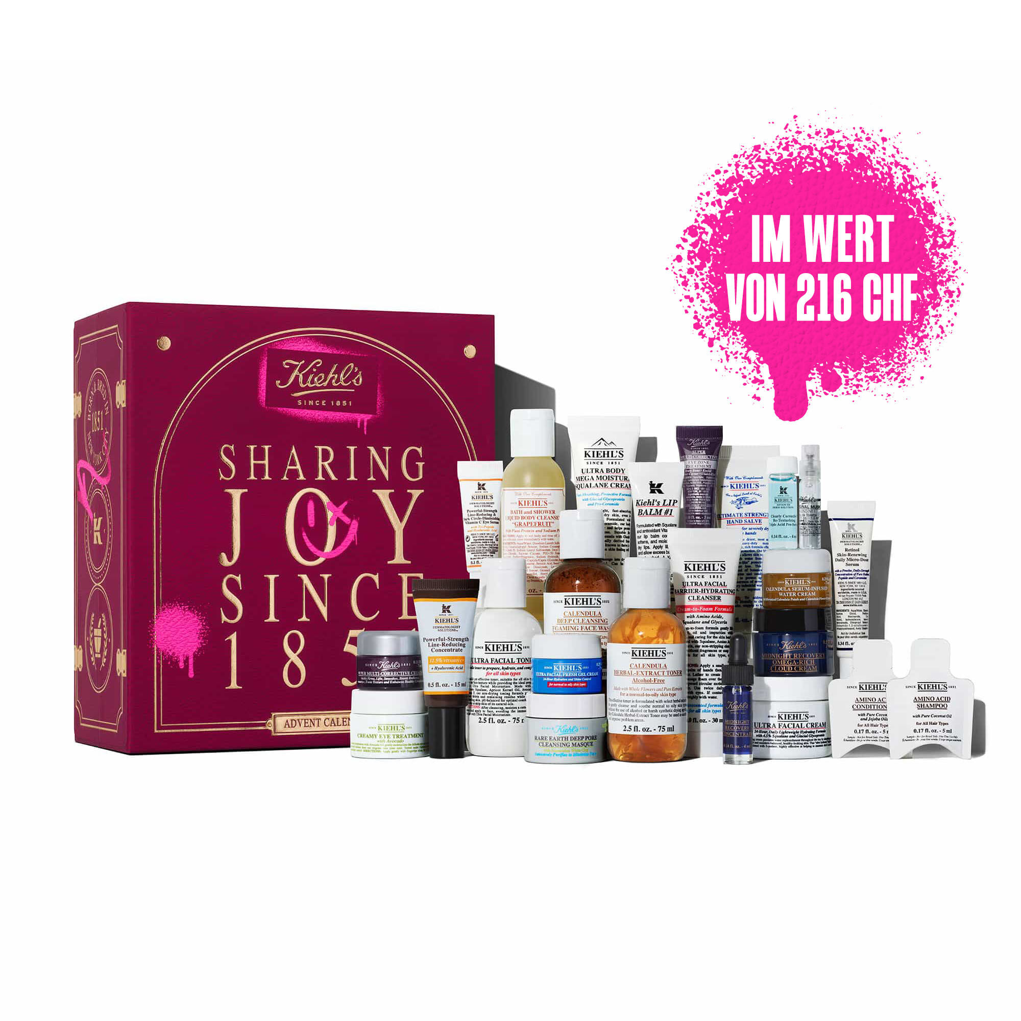 化粧水・ローション・トナー Kiehl's Advent Calendar 2023 BEAUTY-ADVENTSKALENDER – für Haut & Haar | Kiehl's